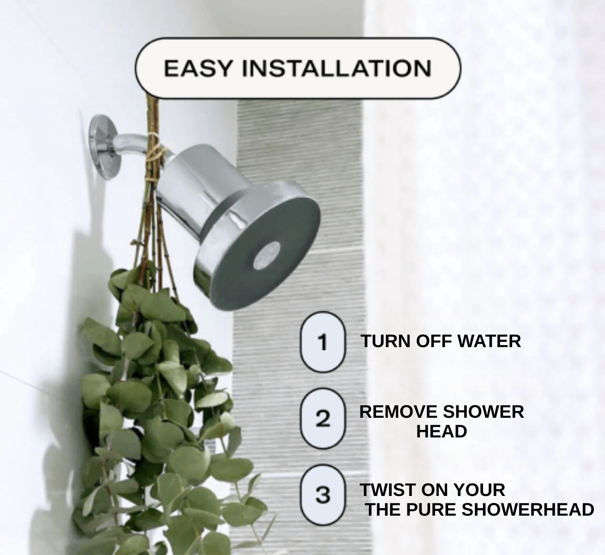 FILTERED SHOWER HEAD