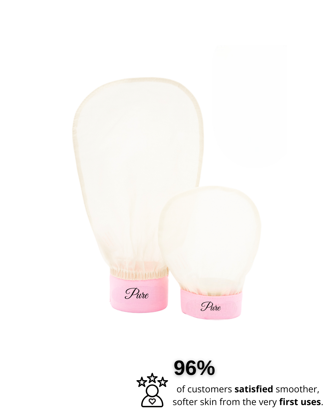 Silk exfoliating glove