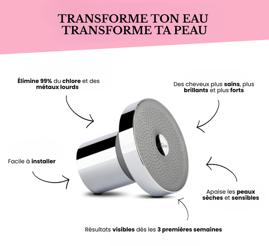 POMMEAU DE DOUCHE FILTRÉ