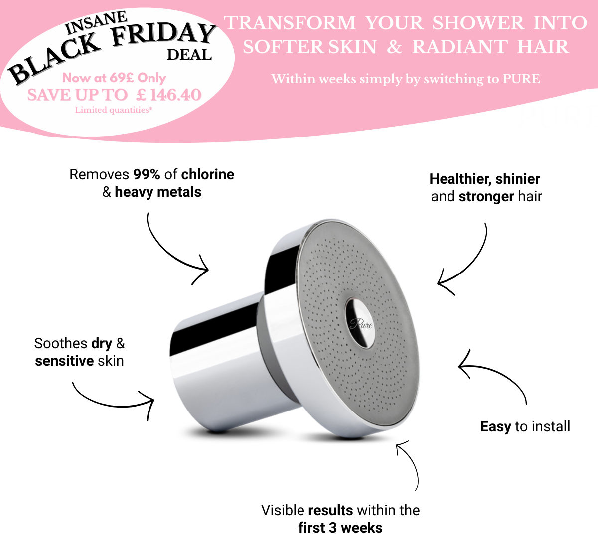 FILTERED SHOWER HEAD