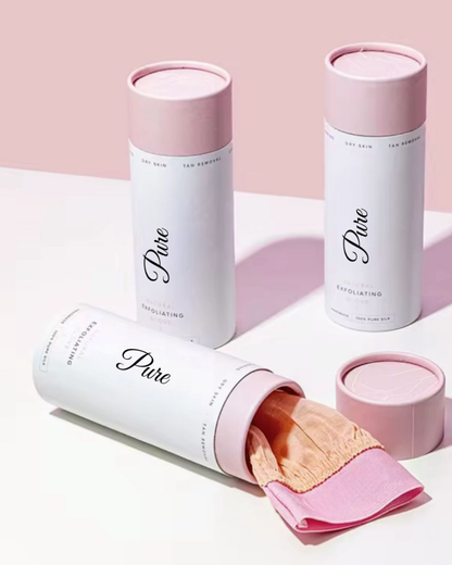 Silk exfoliating glove